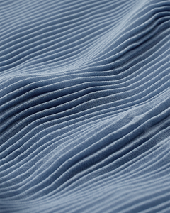 Cmkira - geplooide jurk in blauw
