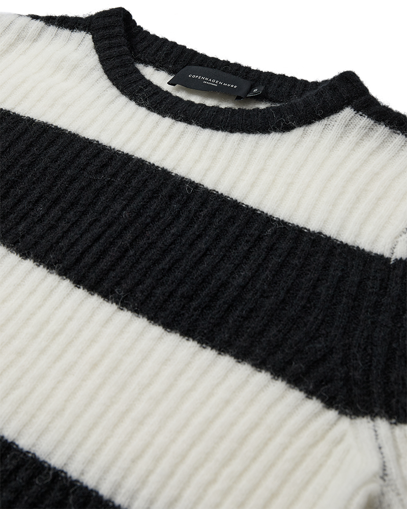 Cmibra - pullover in zwart, gebroken wit