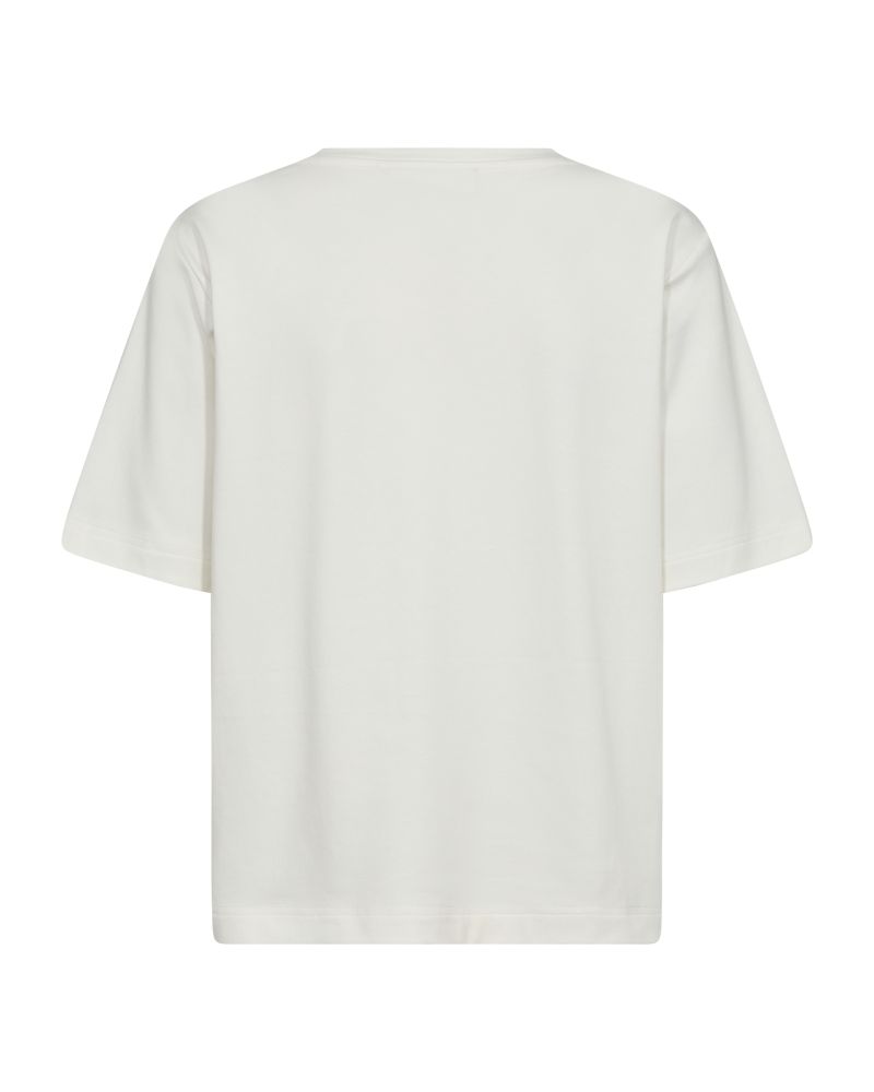 CMMUSE - T-SHIRT IN BEIGE,OFF-WHITE