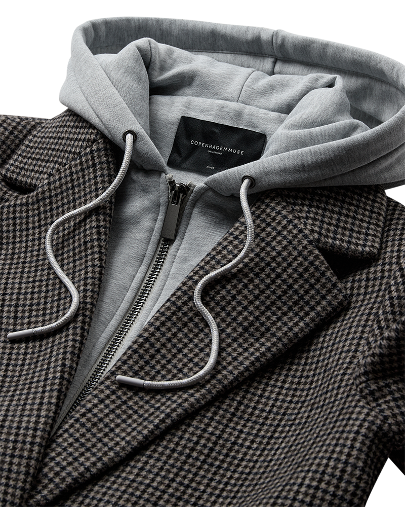 Cmwoo - hoodie - jas in zwart