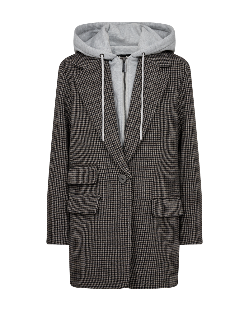 Cmwoo - hoodie - jas in zwart