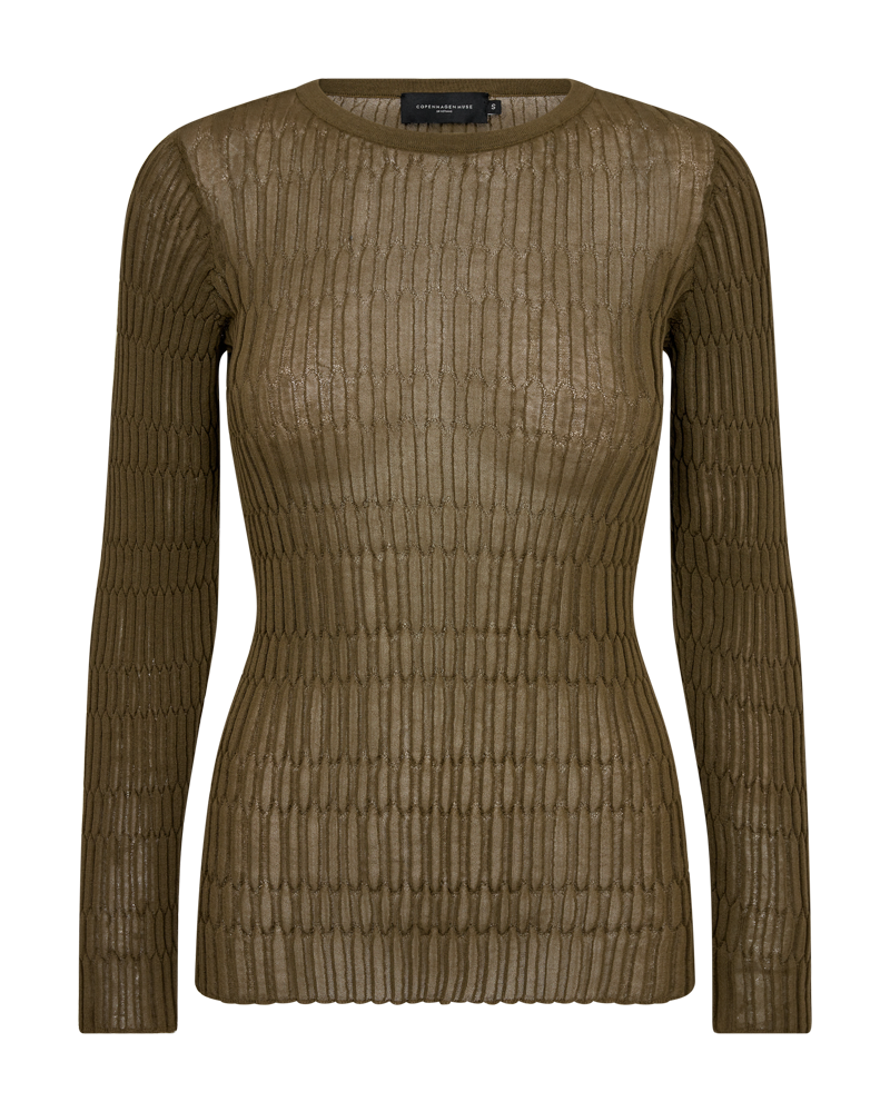 Cmnatacha - pullover in Khaki Green