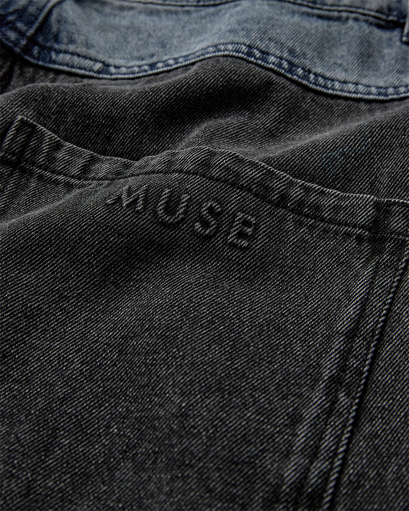 Cmcharlee - denimjeans in zwart en blauw