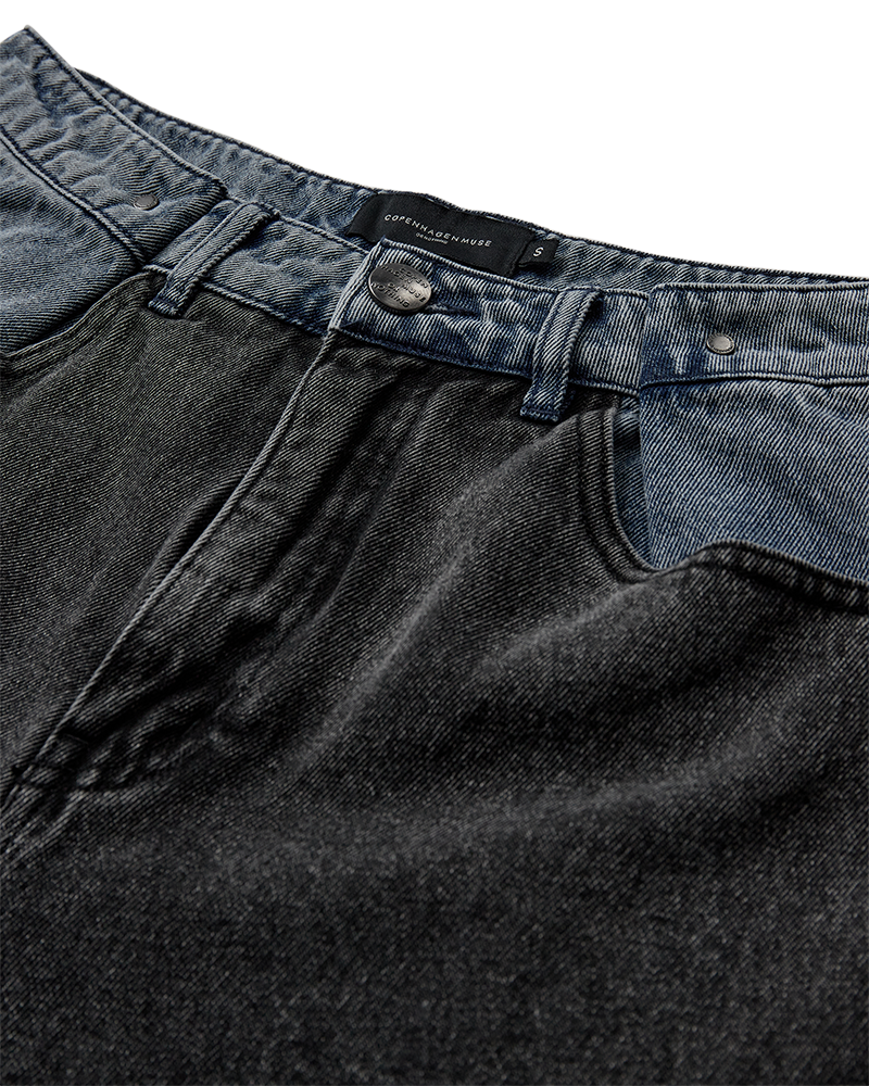 Cmcharlee - denimjeans in zwart en blauw
