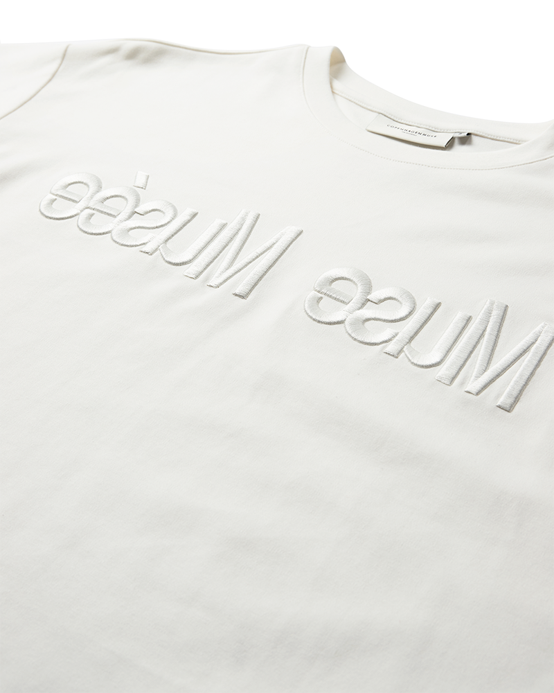 CMMUSE - T-SHIRT IN BEIGE,OFF-WHITE
