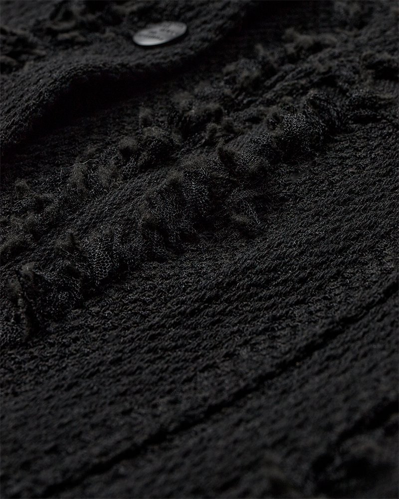 CMISLA - JACKET WITH FRINGES IN BLACK