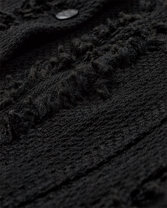 CMISLA - JACKET WITH FRINGES IN BLACK