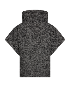 Cmnetwo - Oversize Waistcoat in zwart, gebroken wit
