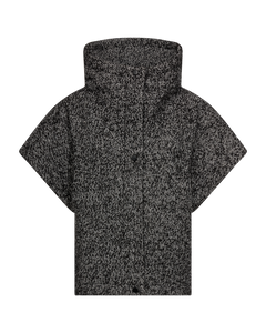 Cmnetwo - Oversize Waistcoat in zwart, gebroken wit