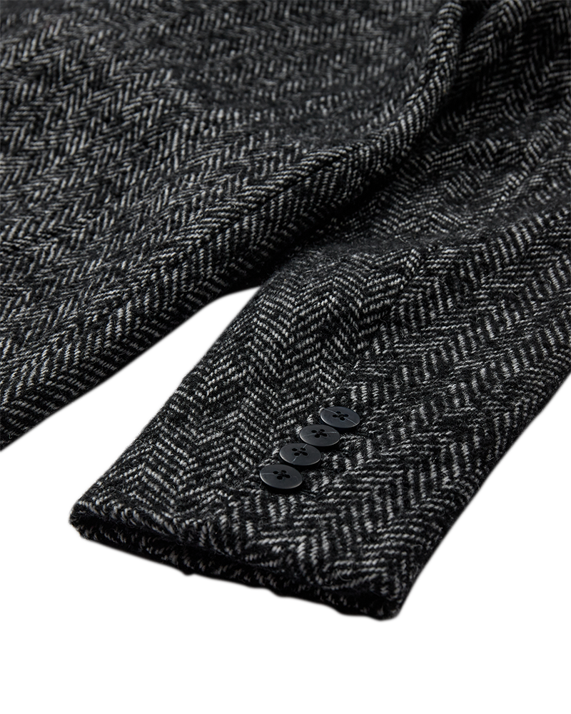 CMYAN - COAT IN BLACK,OFF-WHITE