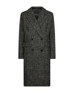 CMYAN - COAT IN BLACK,OFF-WHITE
