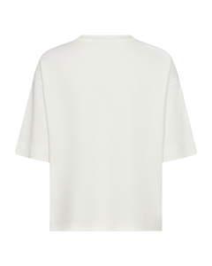 CMMUSE - T-SHIRT IN BEIGE,OFF-WHITE