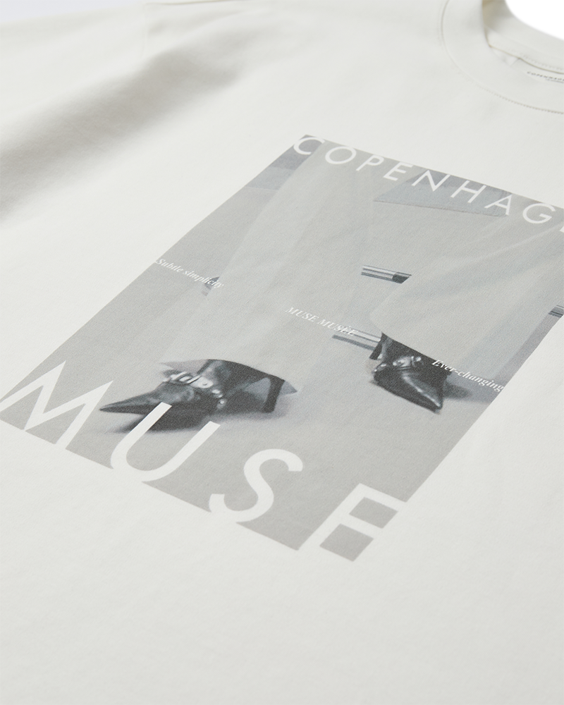CMMUSE - T-SHIRT IN BEIGE,OFF-WHITE