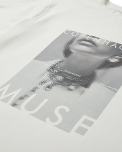 CMMUSE - T-SHIRT IN BEIGE,OFF-WHITE