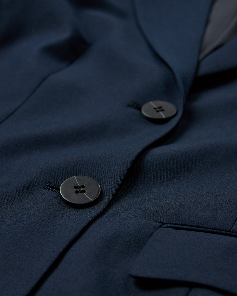 Cmtina - blazer in blauw
