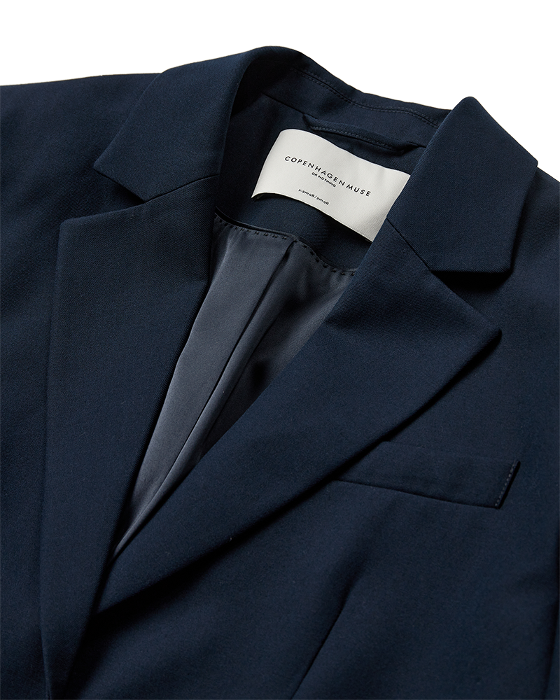 Cmtina - blazer in blauw