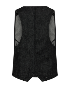 Cmjean - denimwaistcoat in zwart