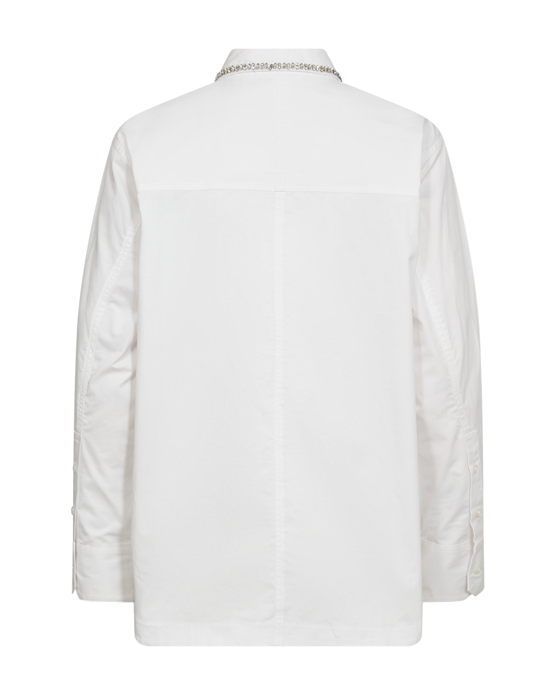 CMSPIKA - SHIRT WITH RHINESTONES IN WHITE
