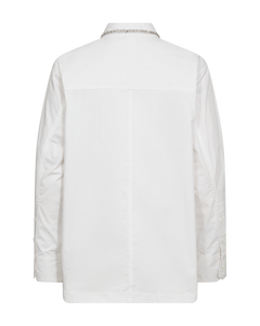 CMSPIKA - SHIRT WITH RHINESTONES IN WHITE