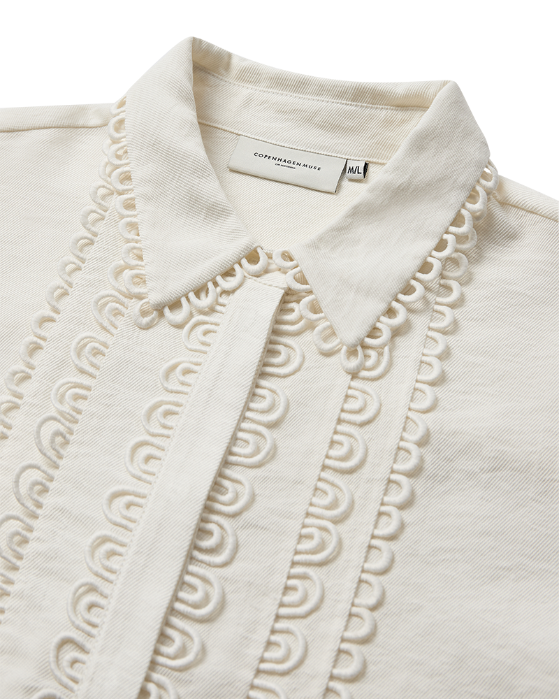 CMMOLO - SHIRT IN BEIGE,OFF-WHITE