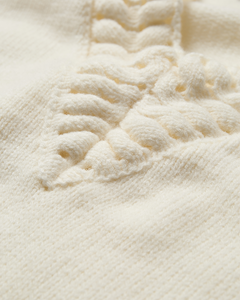 CMYARI-Fijn gebreide pullover in beige, off-wit