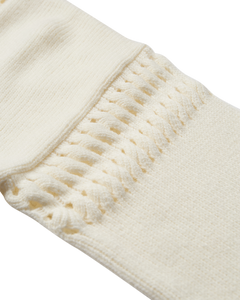 CMYARI-Fijn gebreide pullover in beige, off-wit