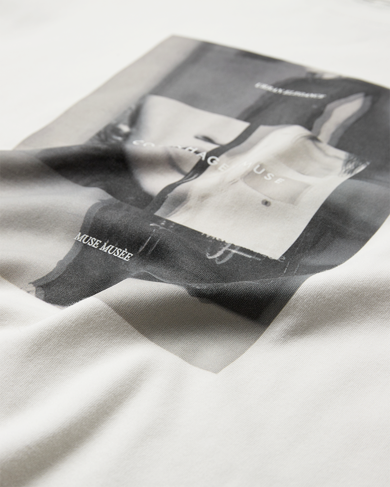 CMMUSE - T-SHIRT IN BEIGE,OFF-WHITE