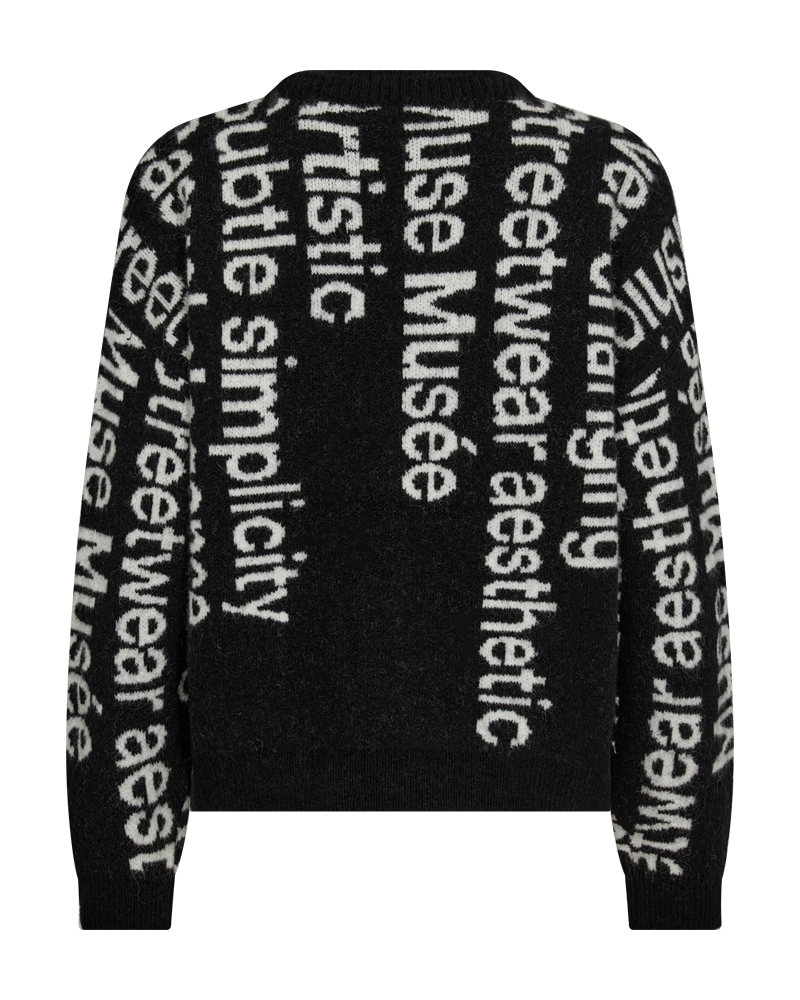 CMIBRA - PULLOVER IN BLACK AND WHITE,OFF-WHITE