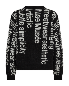 CMIBRA - PULLOVER IN BLACK AND WHITE,OFF-WHITE