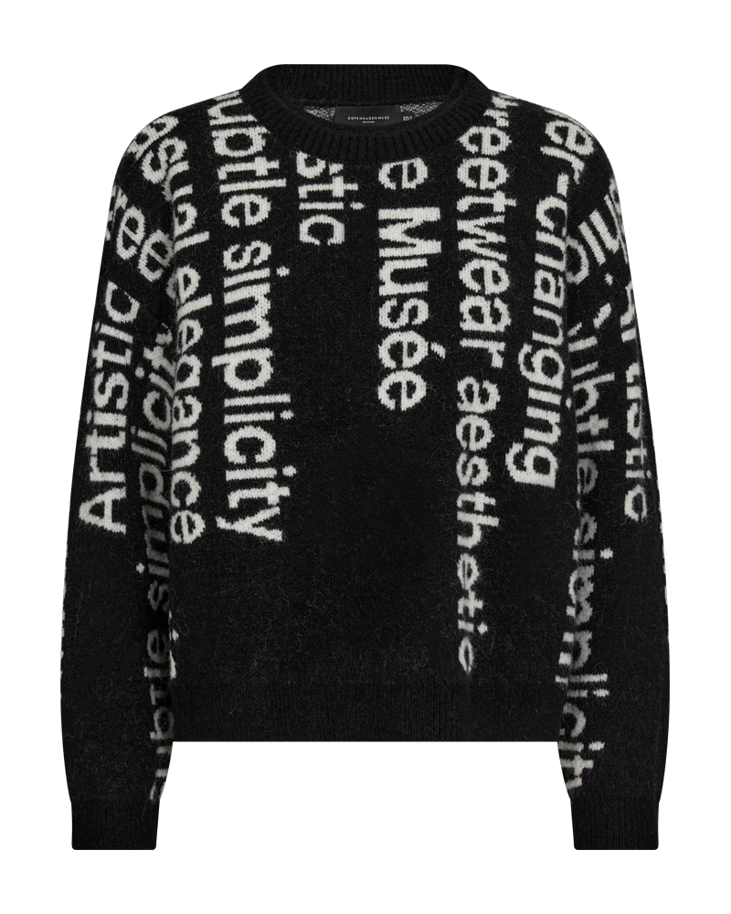 CMIBRA - PULLOVER IN BLACK AND WHITE,OFF-WHITE