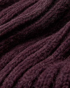 Cmandrea - gebreide pullover met afneembaar coltrui in rood