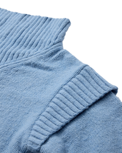 Cmandrea - gebreide pullover in blauw