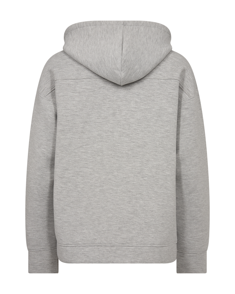 CMSCUBA - Hoodie met logo -details in grijs