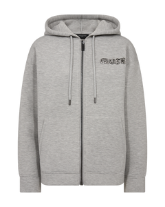 CMSCUBA - Hoodie met logo -details in grijs