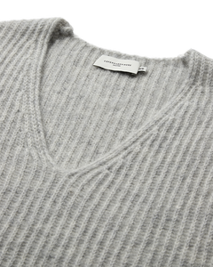 Cmnuggy - geribbelde vest in grijs