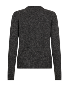 Cmdiamond - pullover met strass en kralen in grijs