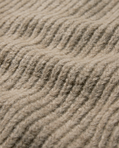 CMANDREA - RIBBED PULLOVER IN BEIGE