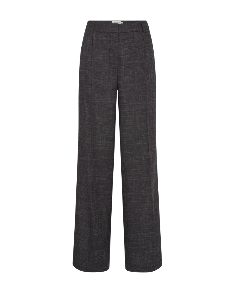 Cmtonnie - broek in donkergrijze melange