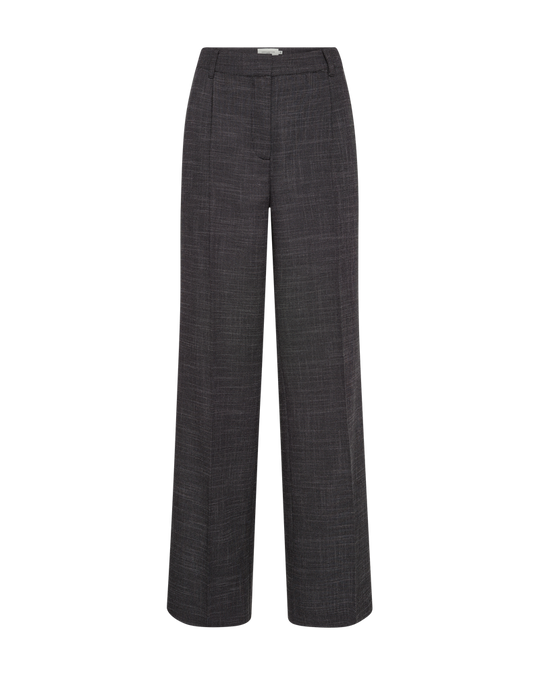 Cmtonnie - broek in donkergrijze melange