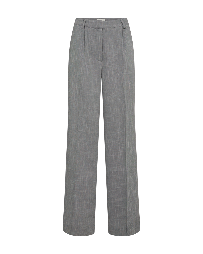Cmtonnie - broek in lichtgrijze melange