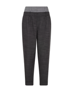Cmtonnie - broek in grijze melange