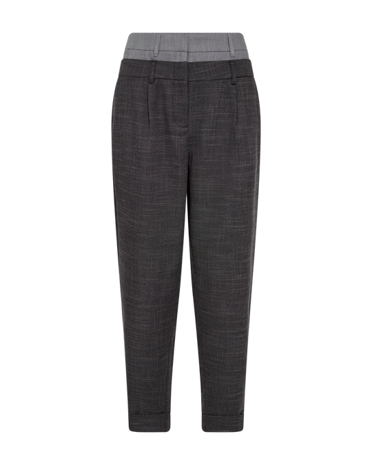 CMTONNIE - PANTS IN GREY MELANGE