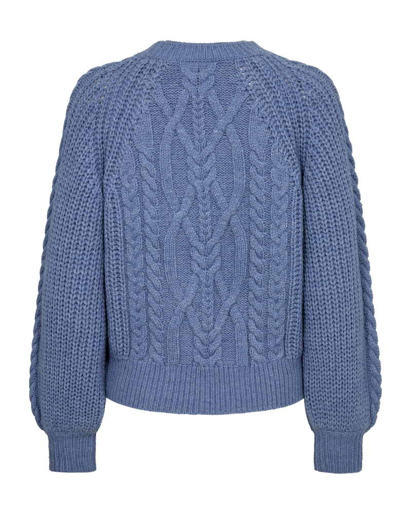 Cmyari - gebreide pullover in blauw