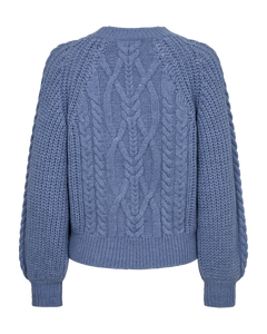 Cmyari - gebreide pullover in blauw