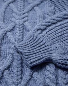 Cmyari - gebreide pullover in blauw