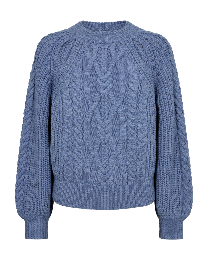Cmyari - gebreide pullover in blauw