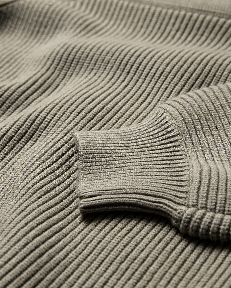 Cmcolin - geribbelde pullover in beige