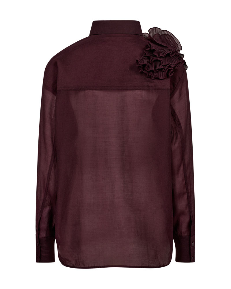 CMBLUEBELL - SHIRT WITH ROSE IN RED