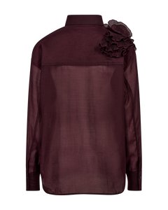 CMBLUEBELL - SHIRT WITH ROSE IN RED