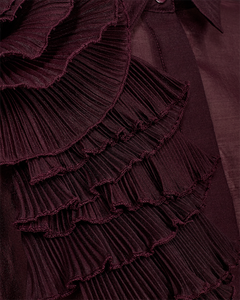 CMBLUEBELL - SHIRT WITH ROSE IN RED